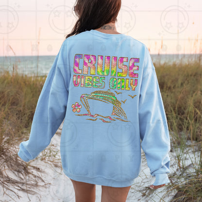 cruise vibes only (BACK)-DTF
