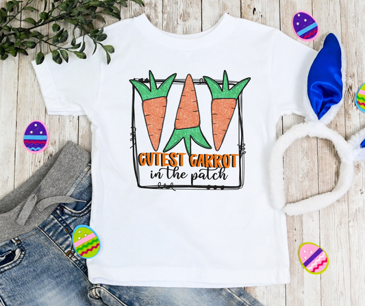 Cutest carrot in the patch-DTF&UV
