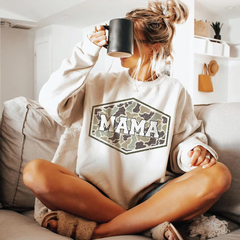 Mama inside camo-DTF