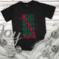 Merry Christmas Stacked Red And Green- DTF