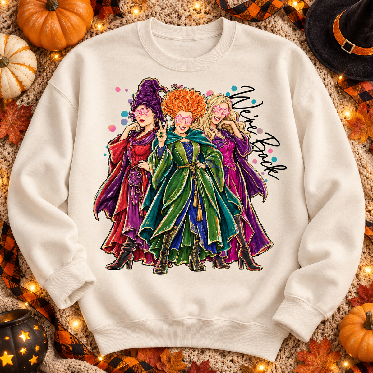 We're Back Halloween sisters- DTF