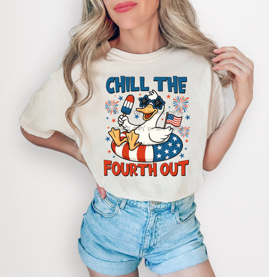 Chill the fourth out duck- DTF&UV