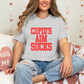 Cupid’s Aim Sucks Red Varsity Outline DTF