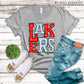 Lakers Red and Columbia Blue - DTF