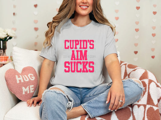 Cupid’s Aim Sucks Pink DTF