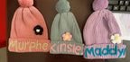 Hand Embroidered Name Beanie-Pre Order