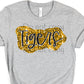 Tigers black gold sequin-DTF