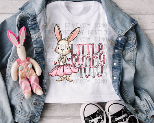 Little Bunny Pink Tutu -DTF