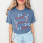 Land of the Free because of the Brave bows-DTF