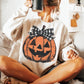 Jack O Lantern with checkered bow -DTF&UV