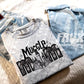 Muggle Mom Faux Embroidery Blk - DTF