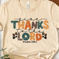 Give thanks to the Lord-DTF