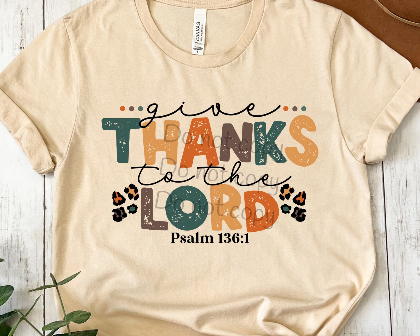 Give thanks to the Lord-DTF