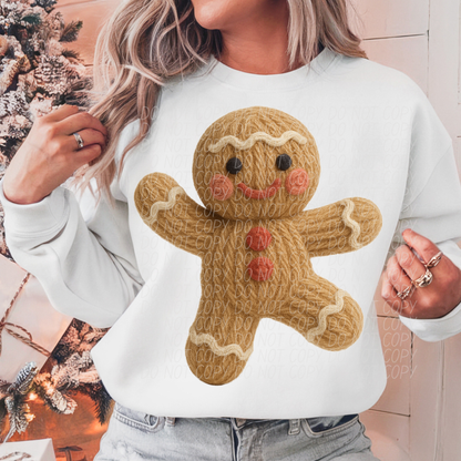 DANCING GINGERBREAD- DTF&UV