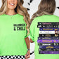 Halloween & chill VHS 90s movies(BACK)-DTF