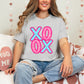 XOXO Neon Pink Faux Embroidery DTF