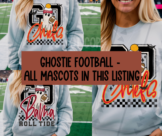 Ghostie Football (Multiple Team Listing-Drop Down)-DTF
