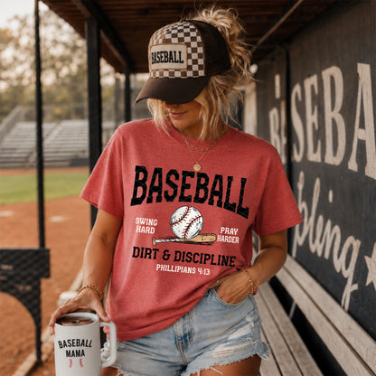 Dirt Discipline Baseball-DTF&UV