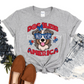 Dog Bless America Aussie-DTF