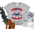 Dog Bless America Chihuahua-DTF