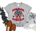 Dog Bless America Golden Retriever- DTF