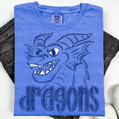 Mascot Outlines (dropdown)-DTF&UV