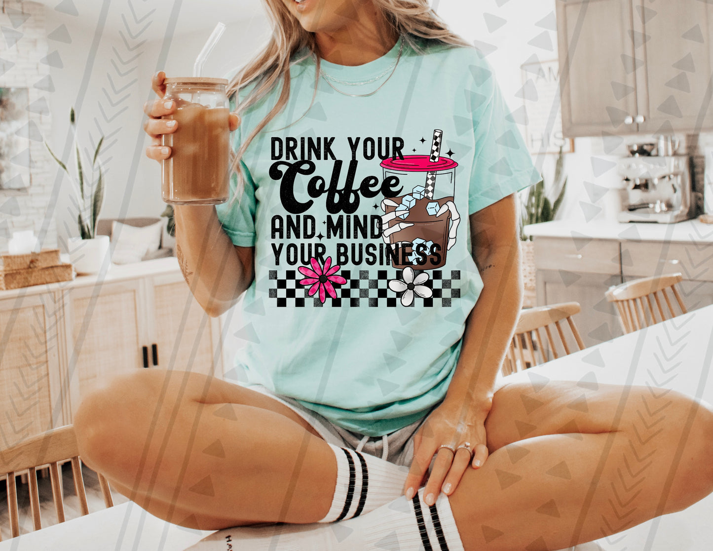 Drink your coffee-DTF