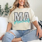Polka Dotted Faux Embroidery States (ALL STATES)-DTF