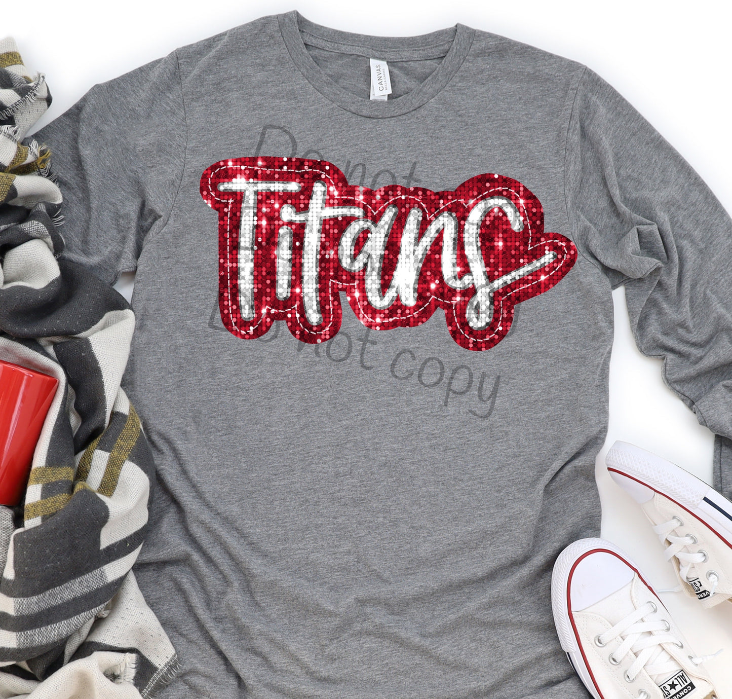 Titans sequin -DTF