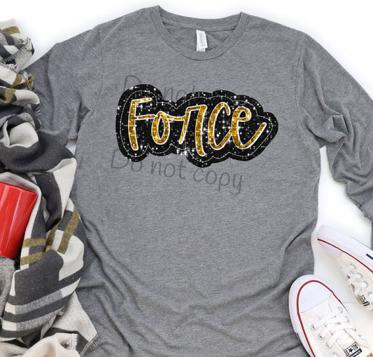 Force sequin -DTF