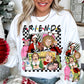 Christmas Movies Friends With Sleeve -DTF