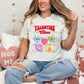 Valentine Vibes Heart Ornaments DTF