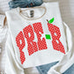 Red with white polka dots GRADE-Pre K-DTF&UV