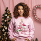 Pink quilted tree-DTF&UV