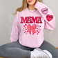 Custom valentine with option of hearts on sleeve-DTF