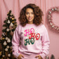 Ho HO HO gold lined -DTF&UV