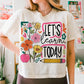Let's learn today with flowers-DTF&UV