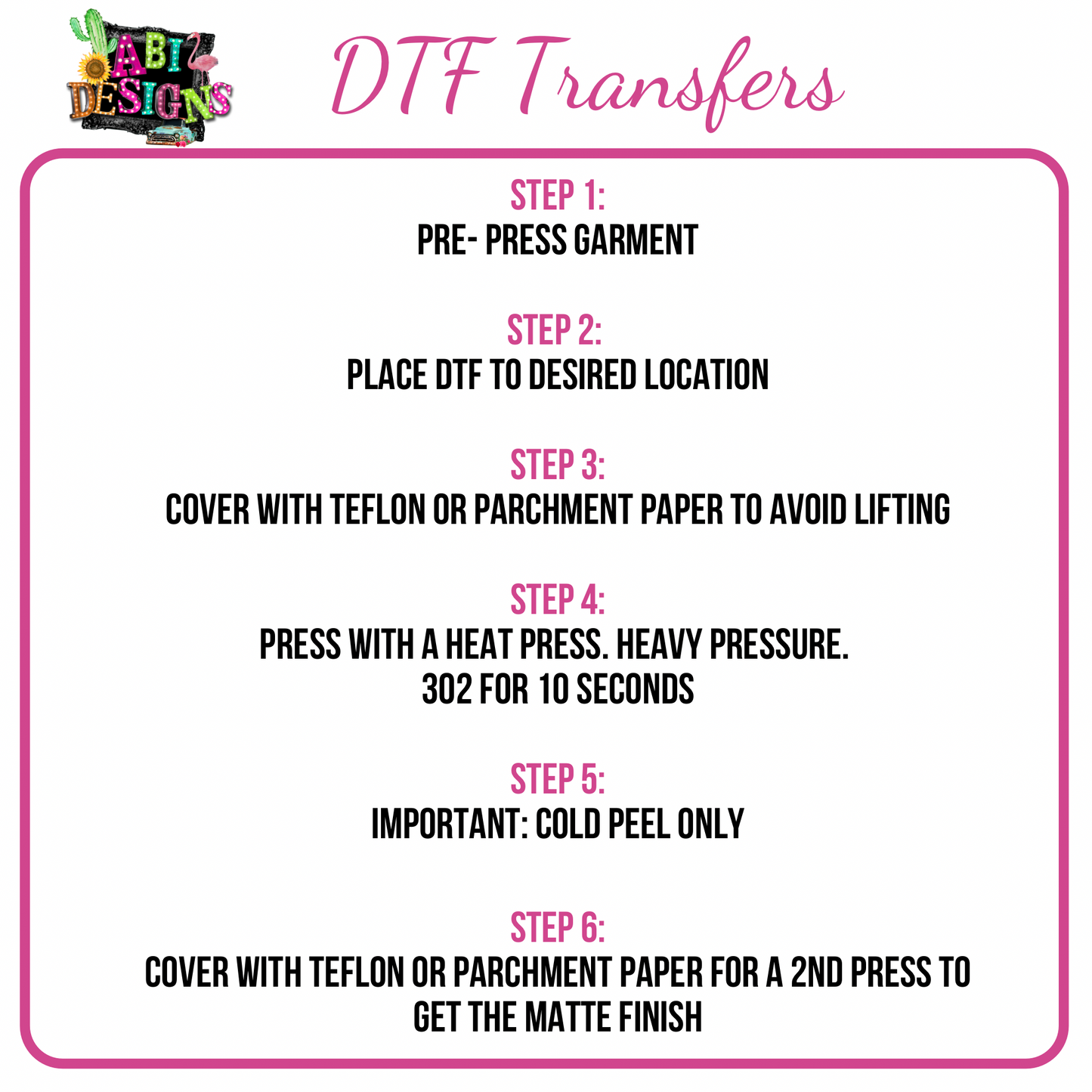 CUSTOM DTF Prints