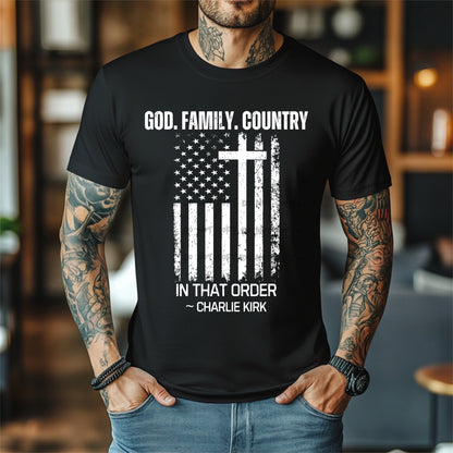 God Family Country- Charlie Kirk -DTF&UV
