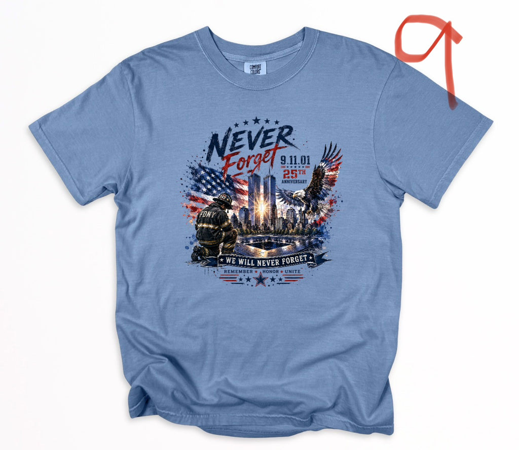 9/11 25th Anniversary (multiple options) -DTF&UV