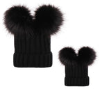 Double Pom Embroidered Beanie-Pre Order