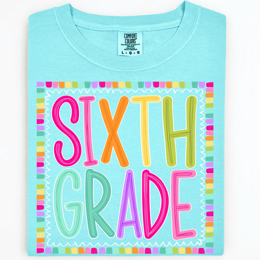 Sixth Grade Color Pop-DTF&UV
