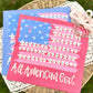 All American Girl flag- DTF&UV
