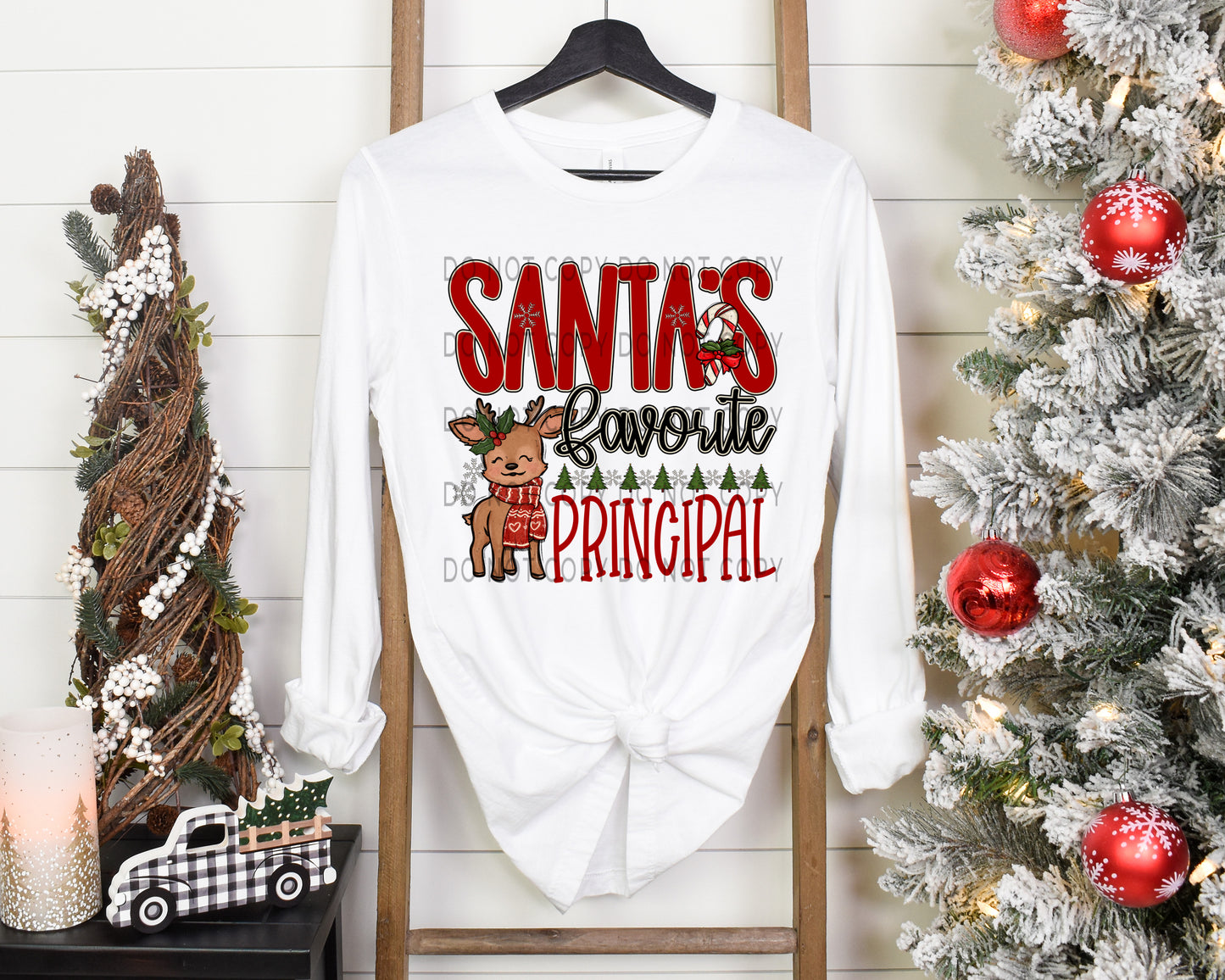 Santa’s Favorite Principal - DTF