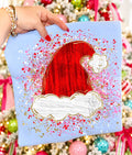 Santa splatter Hat-DTF