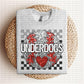 Baseball Mascots Faux Embroidery Checkered Sequins -DTF