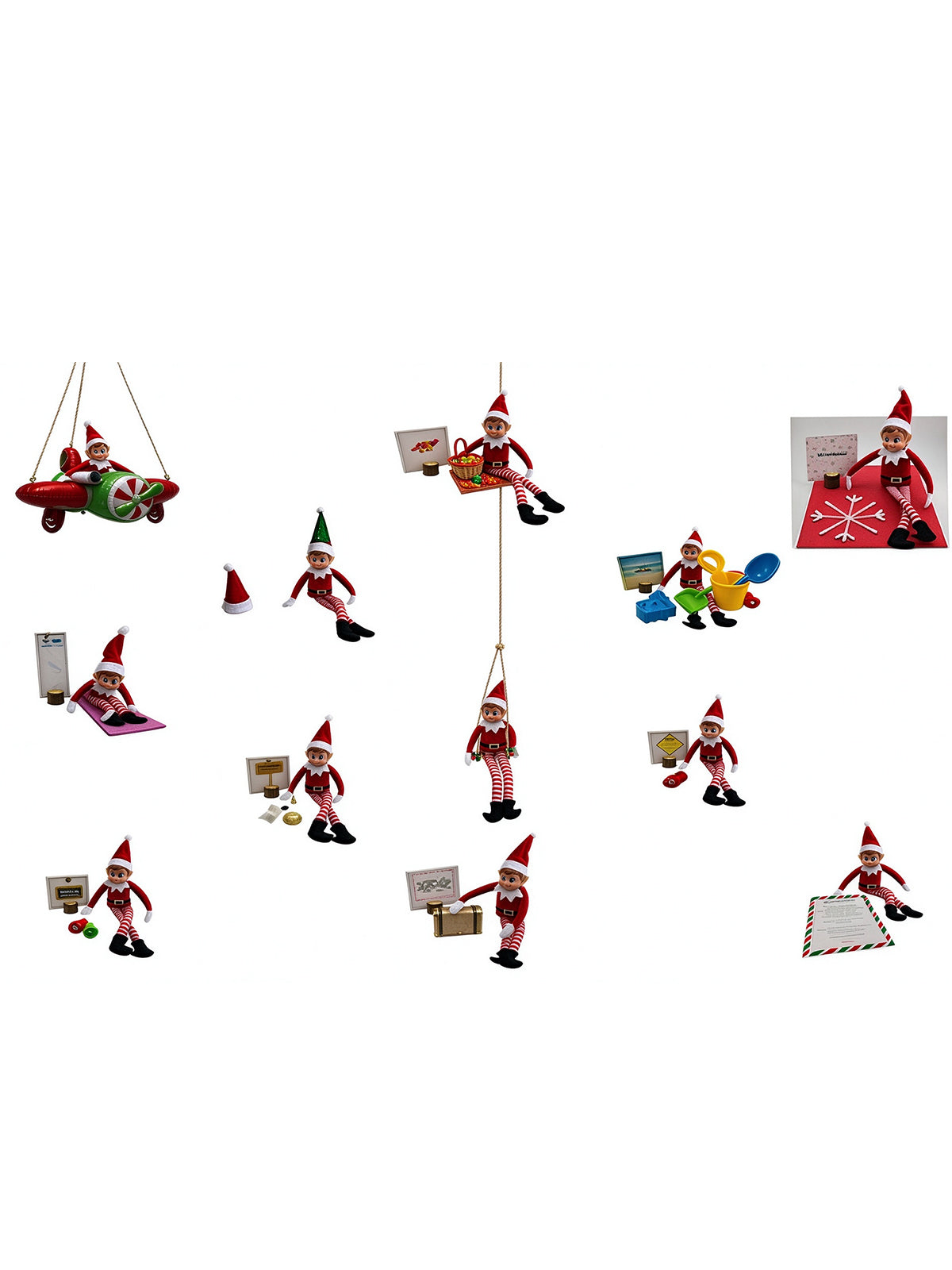 12 or 24 Days Elf Activity Kit