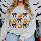 Pumpkin Coquette black bows-DTF
