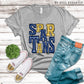 Spartans Royal Blue and Gold - DTF