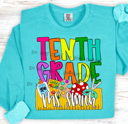 Back to School Nameplates-Custom-DTF or UV